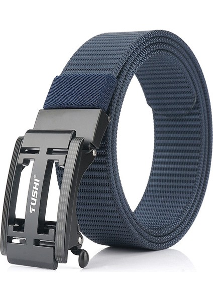 Erkek Kalınlaştırılmış Iki Taraflı Renkli Naylon Günlük Kemer