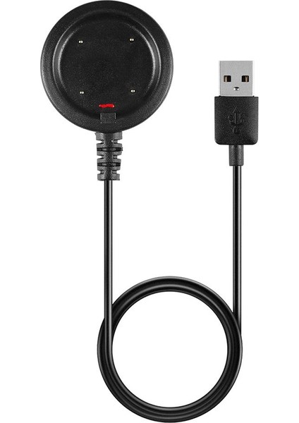 Grit Için Siyah USB Şarj Kablosu Şarj Cihazı Tutucu(Yurt Dışından)
