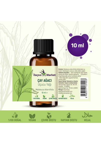 Çay Ağacı Yağı 10 ml fiyatları