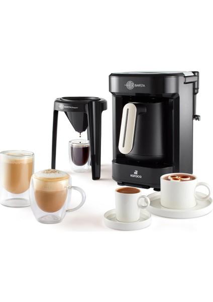 Hatır Barista Cappuccino ve Türk Kahve Makinesi Krem
