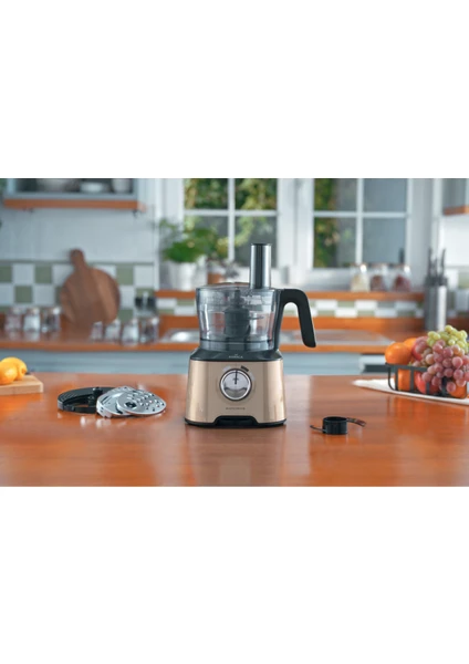 Mastermaid Power Essential Iconic Beige Mutfak Robotu, Blender Seti 2000 W