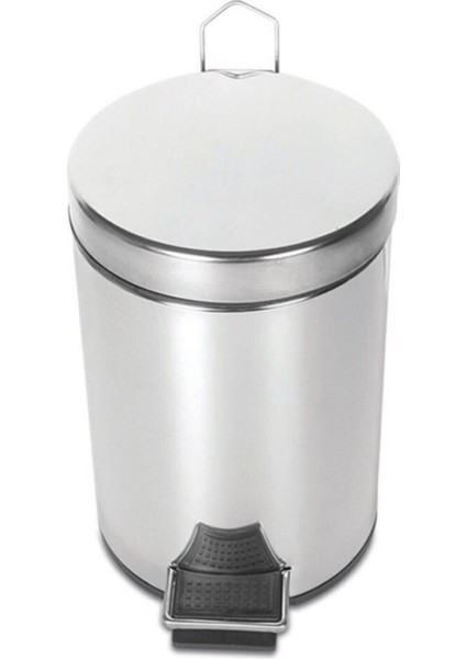 Krom Pedallı Çöp Kovası 5 Lt Krom Pedallı Çöp Kovası 5