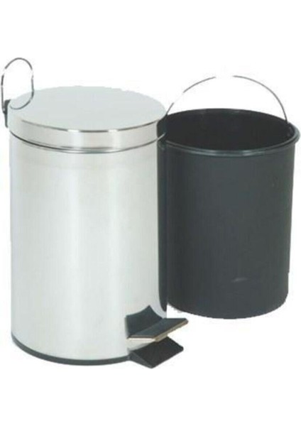 Krom Pedallı Çöp Kovası 5 Lt Krom Pedallı Çöp Kovası 5 modelleri