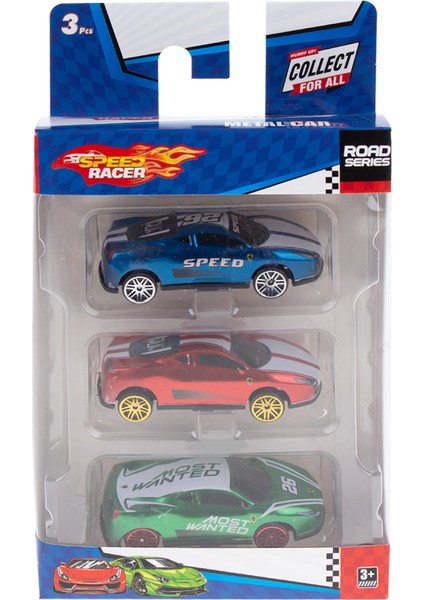 Araba Metal 3 Lü Kutulu TOY23 0233