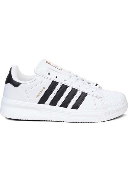 Wickers 2555 Beyaz Siyah Erkek Spor Ayakkabı modelleri