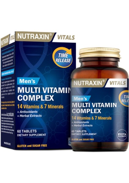 Multivitamin Mineral Complex Erkek 60 Tablet