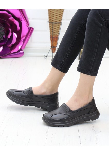 1002 Siyah 315 Gram Eva Taban Anatomik Kadın Ayakkabı modelleri