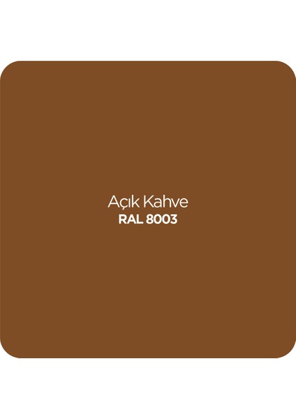 Akrilik Açık Kahve Sprey Boya 400 ml - RAL 8003 fiyatları