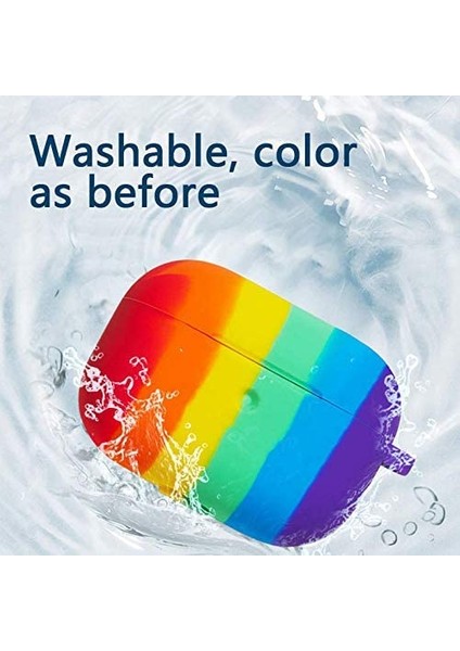 Gökkuşağı Pro Uyumlu Airpods Silikon Koruma Kılıf modelleri