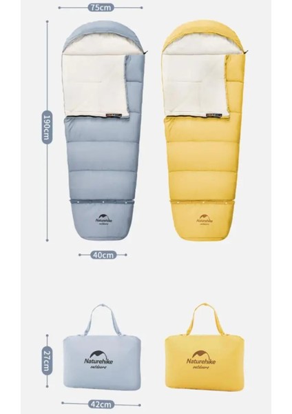 C300 Ultralight Pamuklu Uyku Tulumu -13°c ( Çocuk )