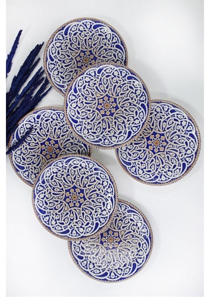 Porselen Oriental 6 Lı Düz Tabak 19 cm fiyatları