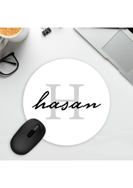 Kişiye Özel Baş Harf Tasarımlı Mousepad