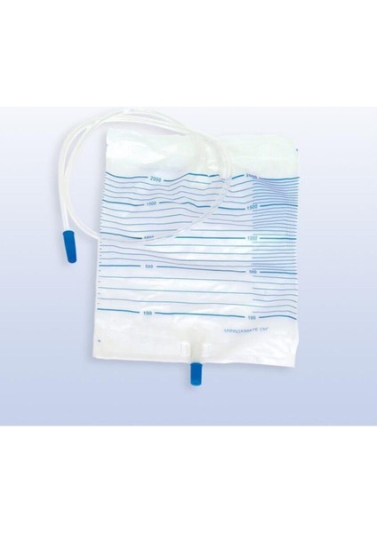 Steril Düz Musluklu Idrar Torbası 2000ml 10 Adet