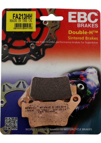 Yamaha Xt 660 x Arka Fren Balatası Ebc FA213HH Sinterli Balata N11.6432