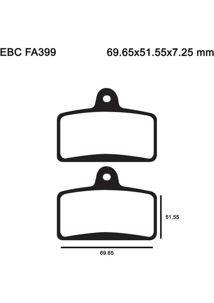 FA399 2011-2020 Aprilia Rs4 125 4t Ön Fren Balatası Ajp Kaliper