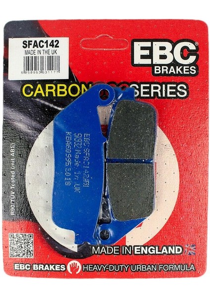 SFAC142 2012-2020 Bmw C 650 Gt Ön Fren Balatası Karbon Balata