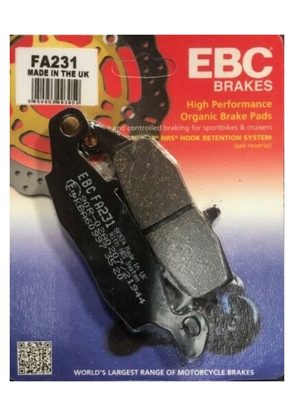 FA231 2005-2006 Suzuki Gsf 650 Bandit S Ön Fren Balatası Sağ