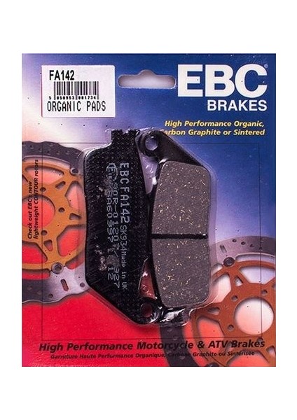 Suzuki Rf 600 Ön Fren Balatası Ebc FA142 Balata