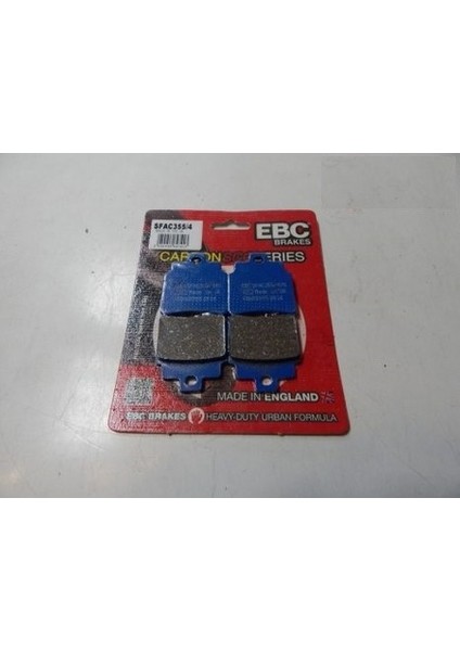 Sym Joymax 250I Ön Fren Balatası Ebc SFAC355-4 Karbon Balata N11.61128