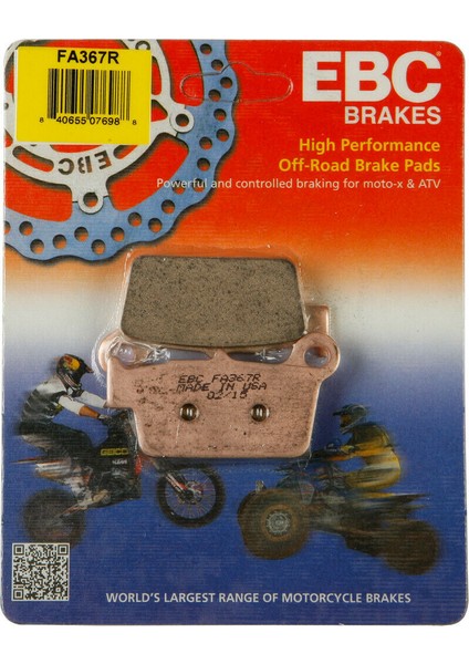 Gas Gas Ec 250 F Arka Fren Balatası Ebc FA367R Sinterli Balata N11.7132
