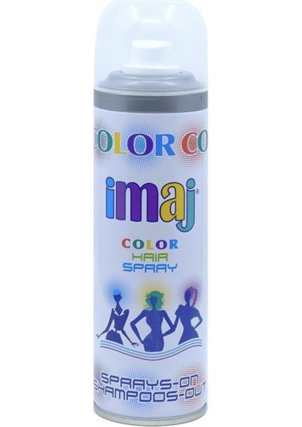 Imaj Renkli Saç Spreyi Gri Gri Imaj Renkli Saç