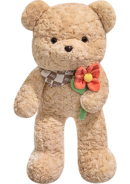 Çiçek Oyuncak Ayı Bebek 50CM Peluş Oyuncak Ayı Peluş Bebek Yumuşak Dokunuşlu Uyku Yastık (Yurt Dışından)