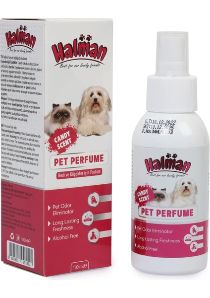 Candy Scent Kedi ve Köpek Parfümü 100 ML