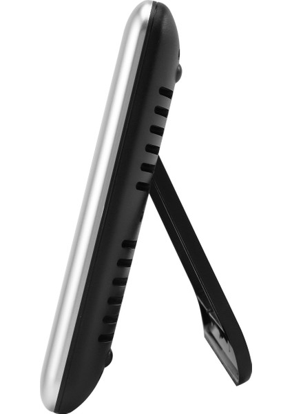 4667 Atomik Dijital Duvar Saati Büyük LCD Ekran Pille Çalışma Iç Ortam Sıcaklığı Takvim Masa Ayakta Durma Arka Işıksız Erteleme (Gümüş) (Yurt Dışından) modelleri