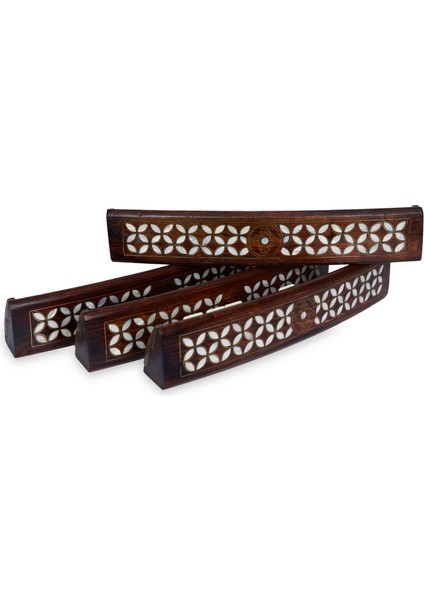 Sedef Kakma Telkari Işlemeli Ahşap Oval Okey Takımı Sanvela Oyun Seti modelleri