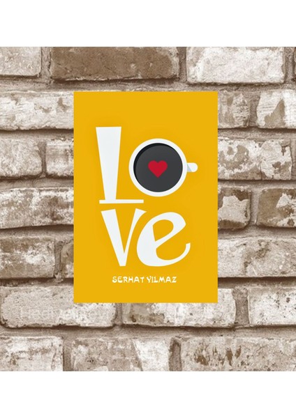 Metal Love Retro Poster 29 x 19 cm