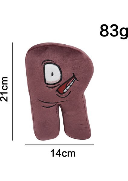 21CM Alphabet Lore Peluş Oyuncak Peluş Doldurulmuş Bebek Çocuk Oyuncakları(Yurt Dışından)