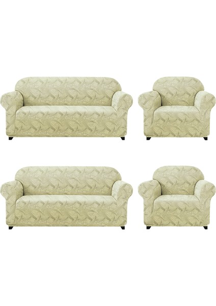 Jakarli Koltuk ,kanepe ,çekyat Örtüsü Sehra Desen Esnekli Eteksiz3+3+1+1takım Için