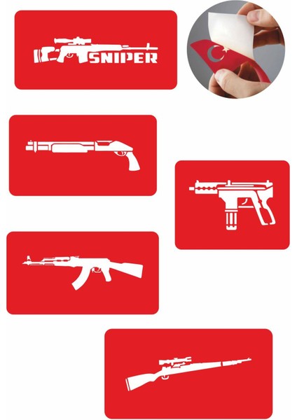 Silahh Modelleri Dövme Şablonu Kına Deseni