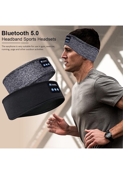Kablosuz Bluetooth Kulaklıklar Spor Kafa Bandı Ince Yumuşak Elastik Rahat Kablosuz Müzik Kulaklığı Uyku Maskesi Uyuyan Gözler İçin (Yurt Dışından) fiyatları