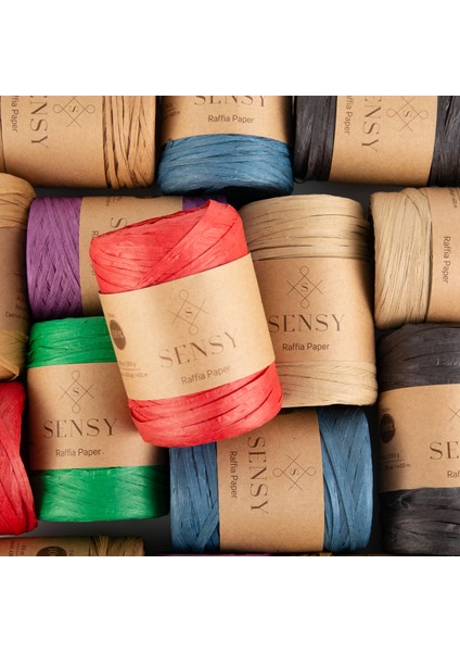 Premium 400 Metre Rafya Ip Çanta Ipi Raffia Ip Kağıt Ip Supla Ipi 250 Gram Rafya Ip fırsatları