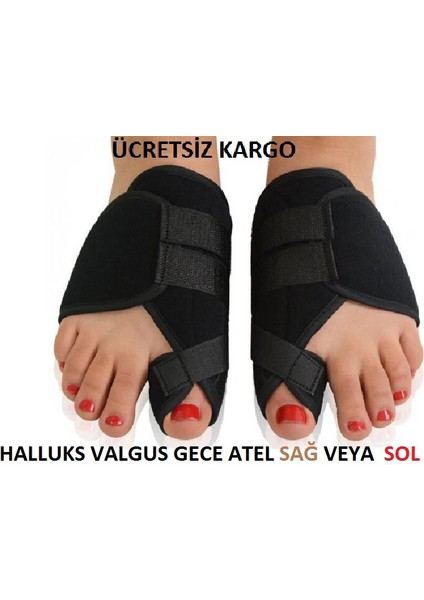 Ayak Baş Parmak Düzeltici Halluks Valqus Gece Ateli Bunyon Bunion
