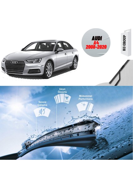 Audi A4 2013 Silecek Takımı Sağ ve Sol