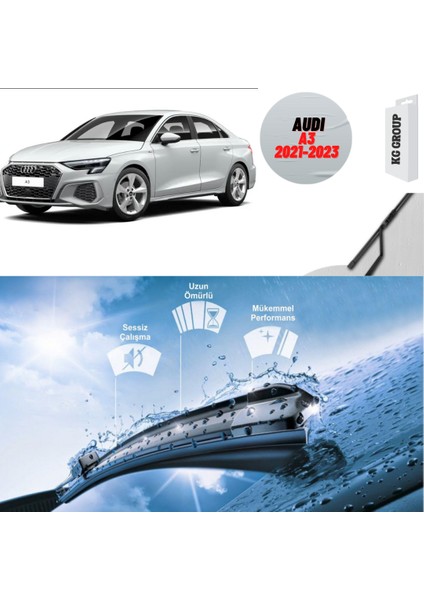 Audi A3 2023 Silecek Takımı Sağ ve Sol