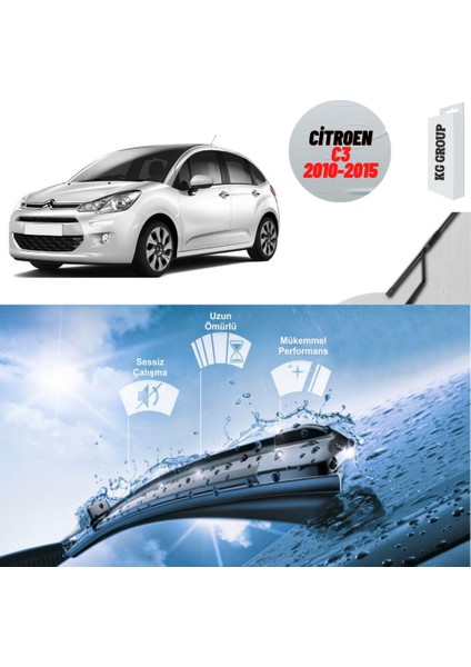 Citroen C3 2013 Silecek Takımı Sağ ve Sol