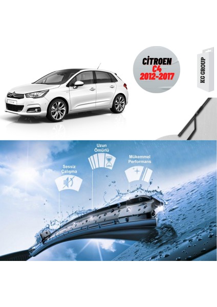 Citroen C4 2014 Silecek Takımı Sağ ve Sol