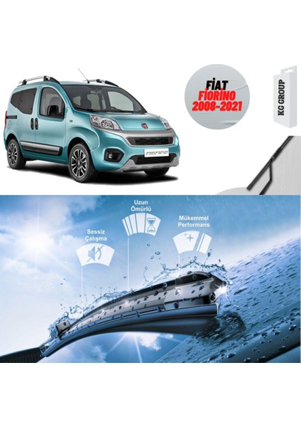 KG Group Fiat Fiorino 2013  Silecek Takımı Sağ ve Sol