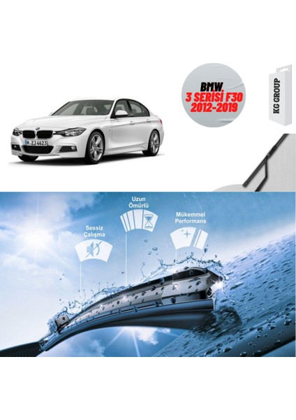 Bmw 3 Serisi F30 2016 Silecek Takımı Sağ ve Sol