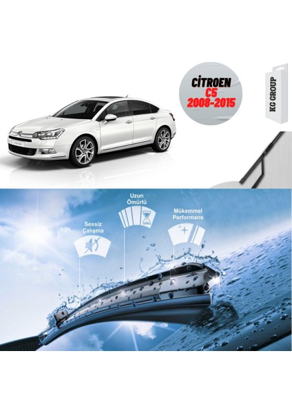 Citroen C5 2012 Silecek Takımı Sağ ve Sol