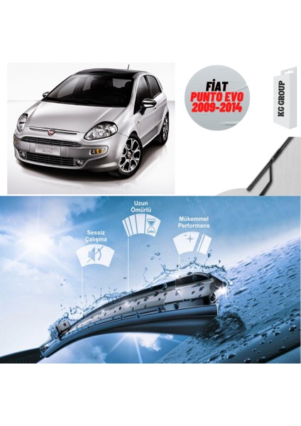 Fiat Punto Evo 2009 Silecek Takımı Sağ ve Sol