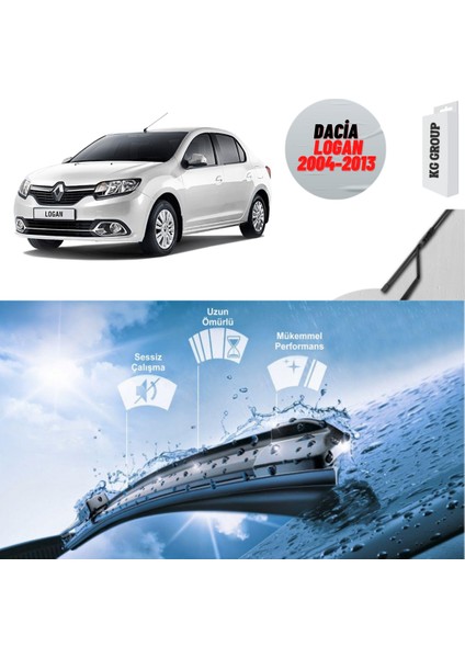 KG Group Dacia Logan 2013 Silecek Takımı Sağ ve Sol