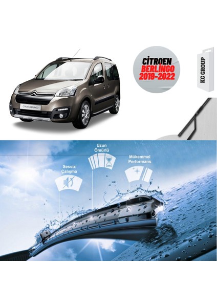 Citroen Berlingo 2019 Silecek Takımı Sağ ve Sol