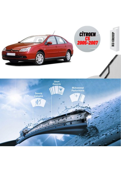 Citroen C5 2006 Silecek Takımı Sağ ve Sol