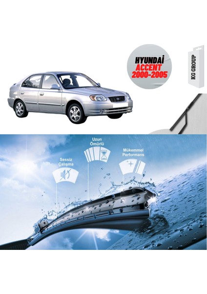 Hyundai Accent 2003 Silecek Takımı Sağ ve Sol