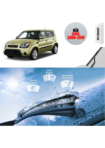 Kia Soul 2012 Silecek Takımı Sağ ve Sol