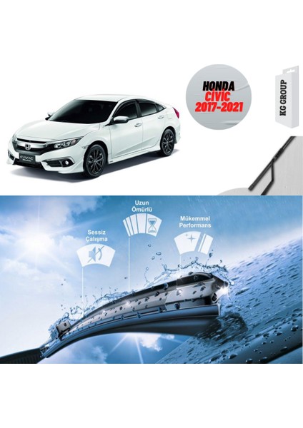 Honda Civic 2019 Fc5 Silecek Takımı Sağ ve Sol